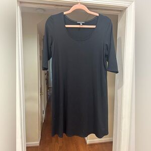 EUC Eileen Fisher black dress, size M